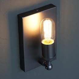 Szerződéses és kreatív vidéki ipari szél, ősi módszereket helyreállító Edison fali lámpa