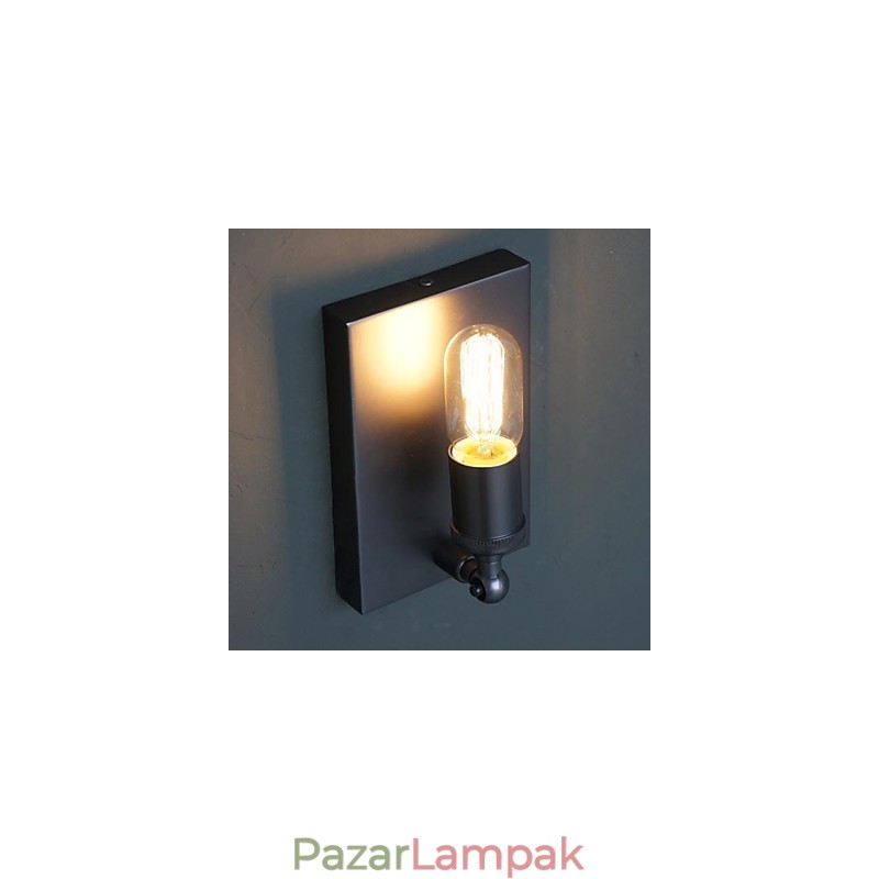 Szerződéses és kreatív vidéki ipari szél, ősi módszereket helyreállító Edison fali lámpa