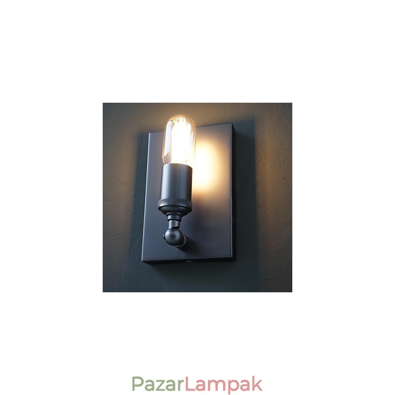 Szerződéses és kreatív vidéki ipari szél, ősi módszereket helyreállító Edison fali lámpa