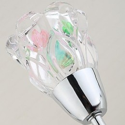 Creative Flowers kortárs és szerződéses kreatív kristály fali lámpák