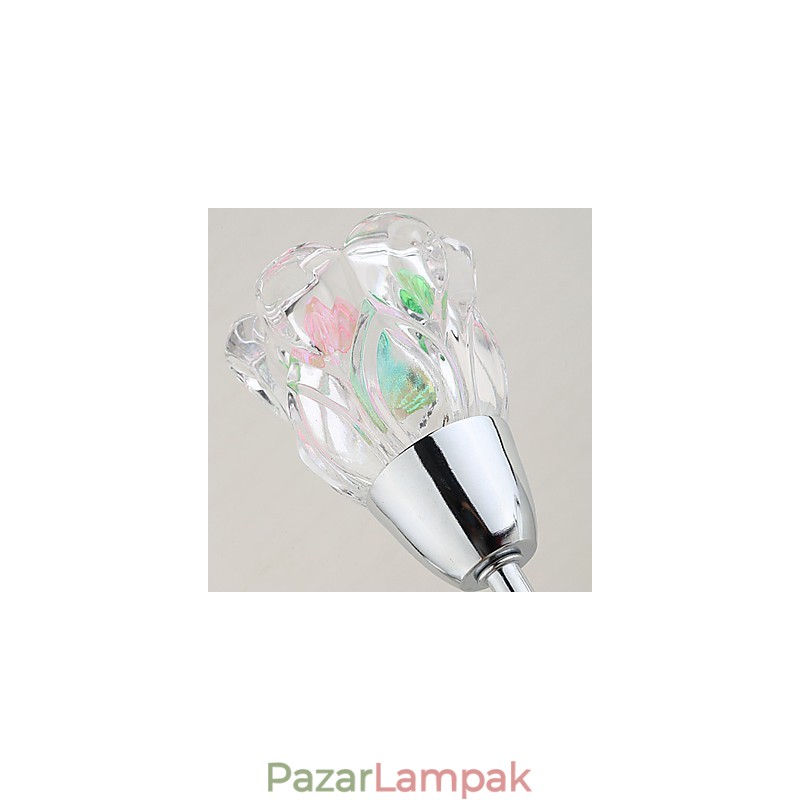 Creative Flowers kortárs és szerződéses kreatív kristály fali lámpák