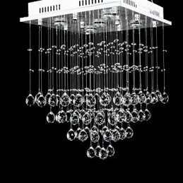 Modern kortárs kristályból galvanizált süllyesztett tartó