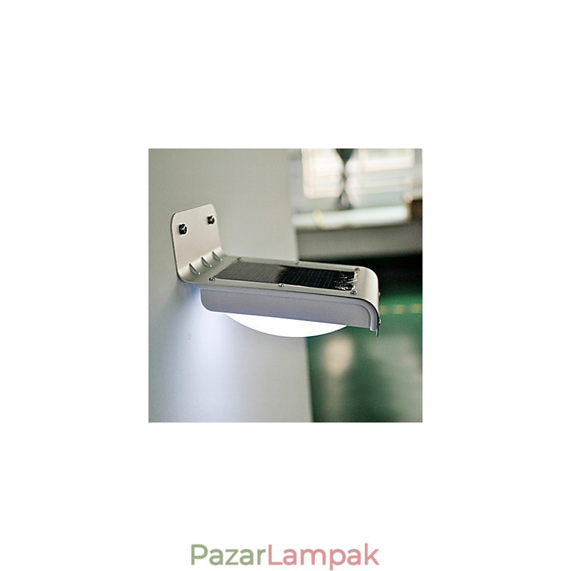 Hangérzékelő kültéri napenergiával működő fénylámpa Táj kerti fali kerítés