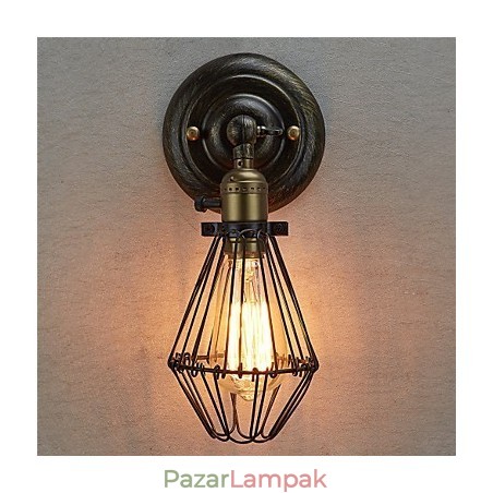 Vintage stílusú ipari nyitó és záró lámpa fali lámpa kalitkás lámpa padláson, ősi módszereket restauráló fali lámpa Vintage stílusú ipari nyitó és záró lámpa fali lámpa kalitkás lámpa padláson, ősi módszereket restauráló fali lámpa
