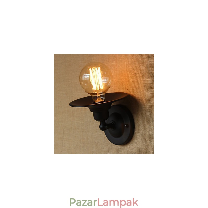Retro minimalista éjjeli folyosó lépcsők erkély dekoratív falikar