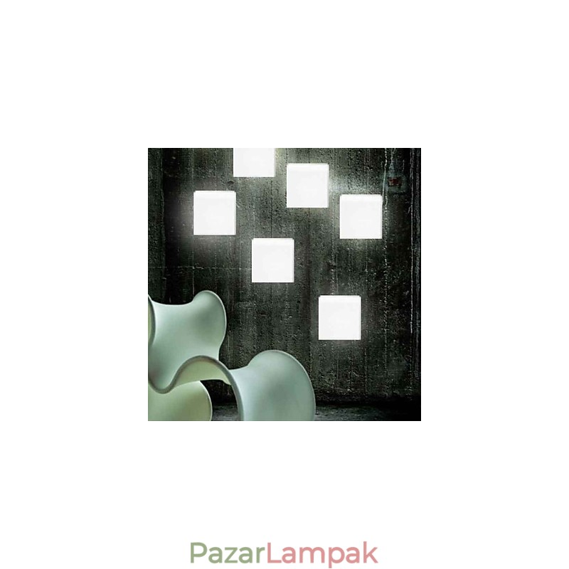 Karácsonyi Egy kocka kezdeti fali lámpa fényei