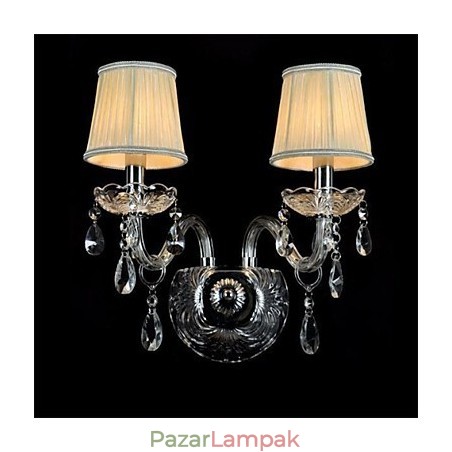 Kristály mini stílusú fali lámpák gyertya fali lámpák modern kortárs üveg Kristály mini stílusú fali lámpák gyertya fali lámpák modern kortárs üveg