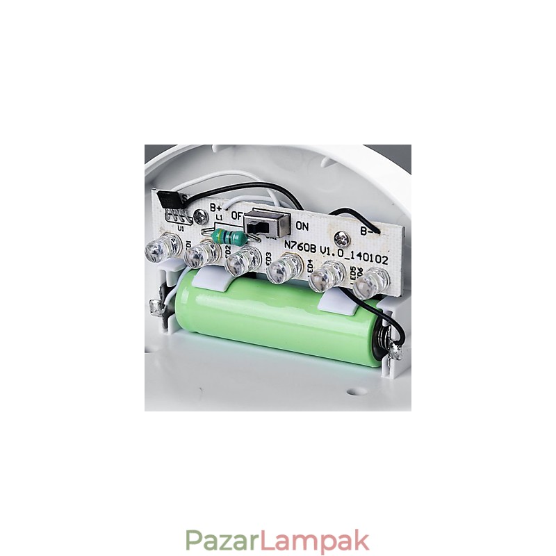 Napenergiával működő lámpa kültéri kerti világítás, automatikus érzékelővel aktivált napelemes fény (fehér)