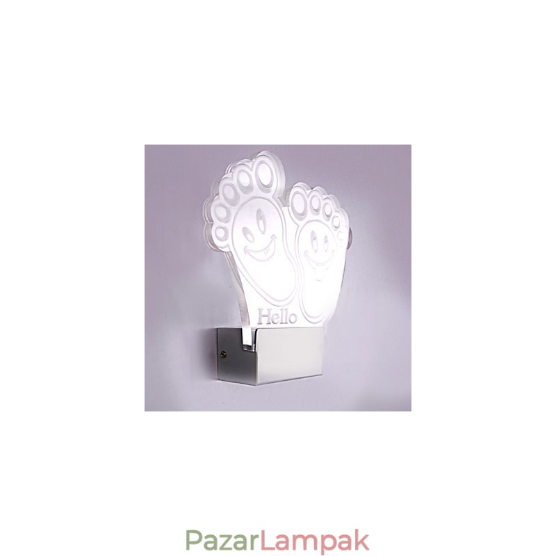 Akril fali lámpa PVC lámpa fényforgács modern kortárs fém