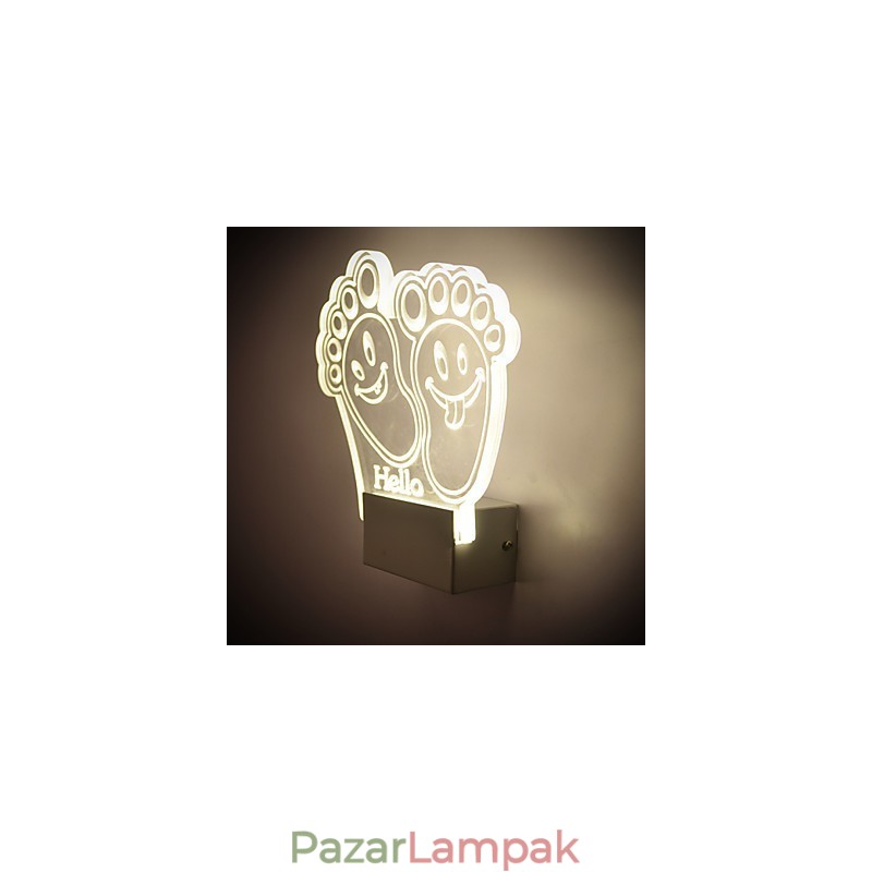 Akril fali lámpa PVC lámpa fényforgács modern kortárs fém