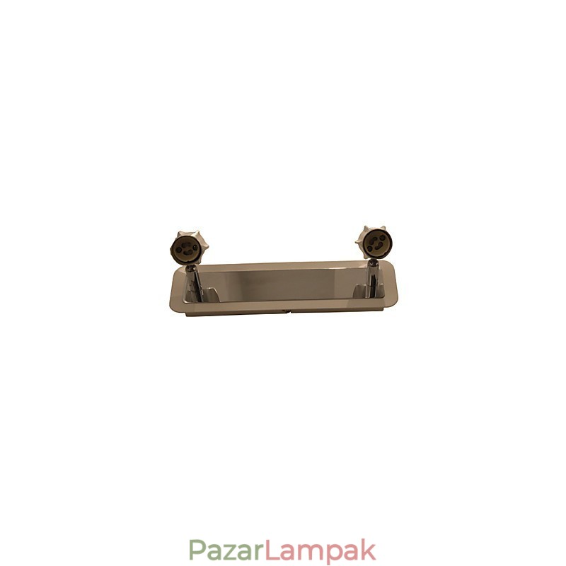 Modern króm fali lámpák fürdőszobai lámpák 2 lámpával