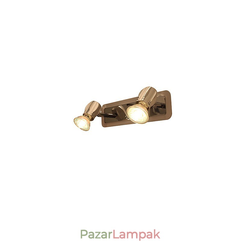 Modern króm fali lámpák fürdőszobai lámpák 2 lámpával
