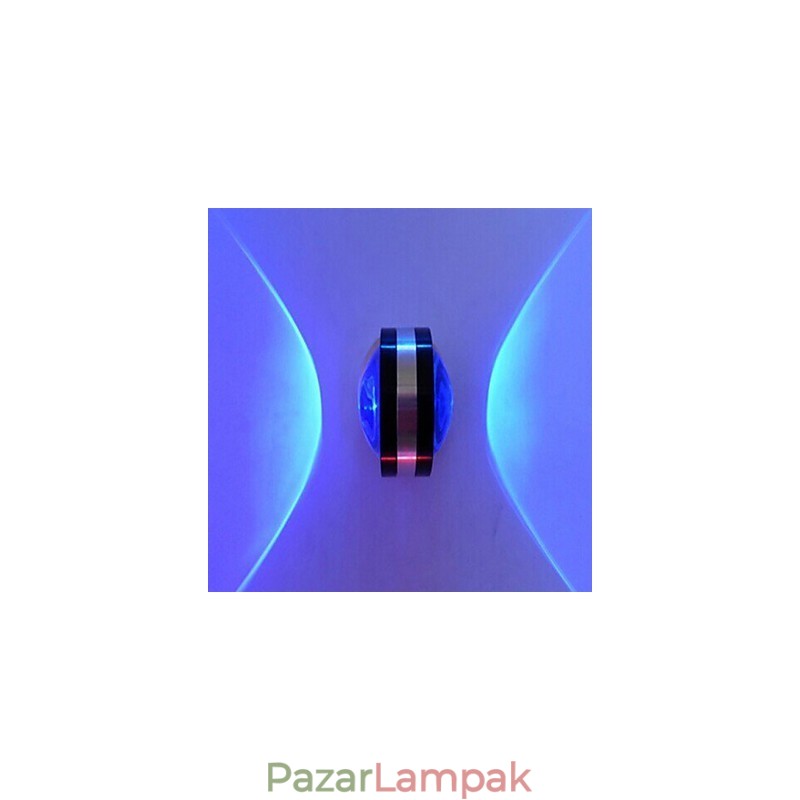 Lépcsőlámpák Kétoldalas alumínium fali lámpák Modern kortárs fém