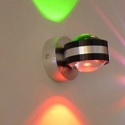 Lépcsőlámpák Kétoldalas alumínium fali lámpák Modern kortárs fém