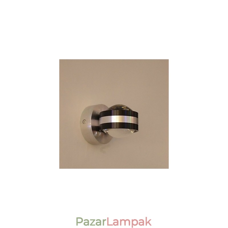 Lépcsőlámpák Kétoldalas alumínium fali lámpák Modern kortárs fém