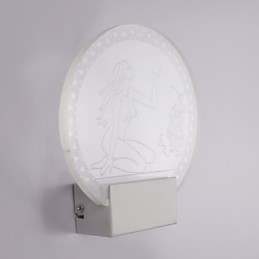 Akril fali lámpa PVC lámpa fényforgács Modern kortárs fém 5W