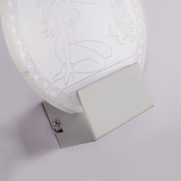 Akril fali lámpa PVC lámpa fényforgács Modern kortárs fém 5W