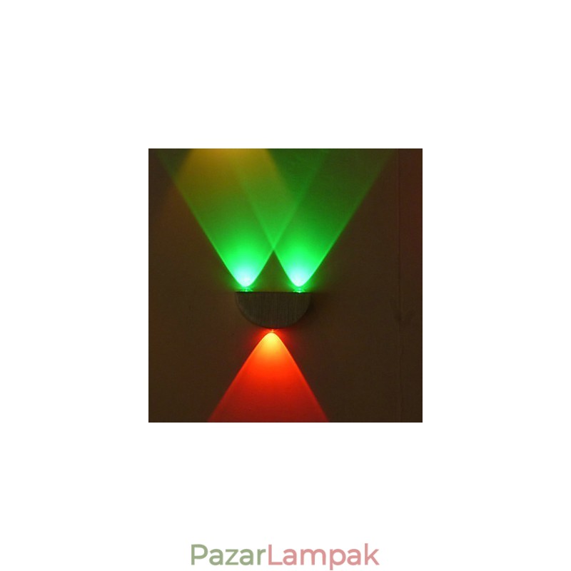 Félkör alakú falilámpa modern kortárs fémből készült