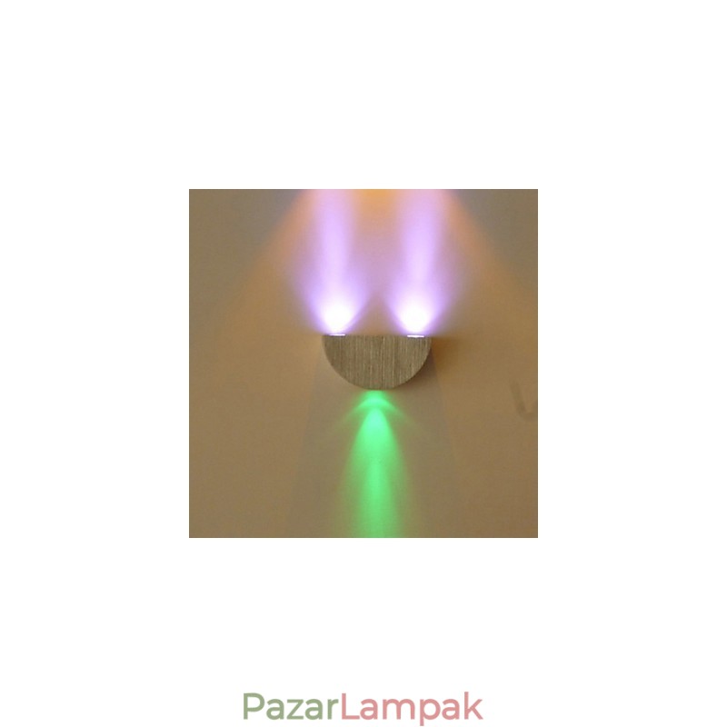 Félkör alakú falilámpa modern kortárs fémből készült