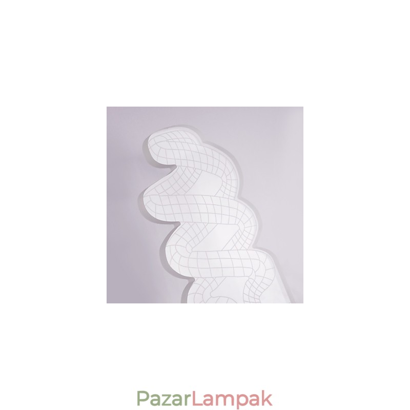 Akril fali lámpa PVC lámpa fényforgács modern kortárs fém