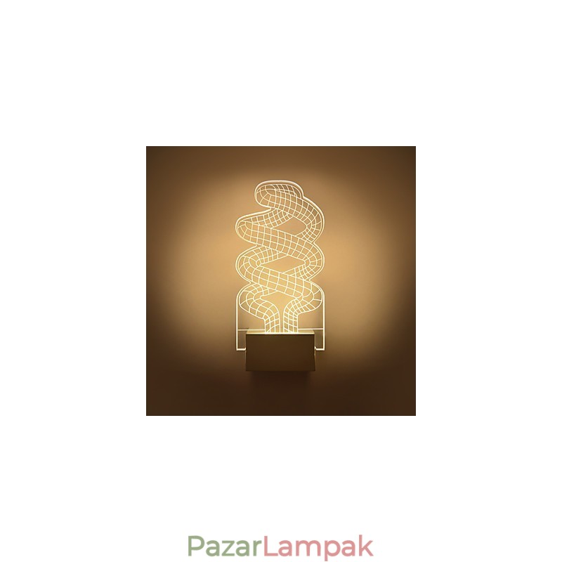 Akril fali lámpa PVC lámpa fényforgács modern kortárs fém