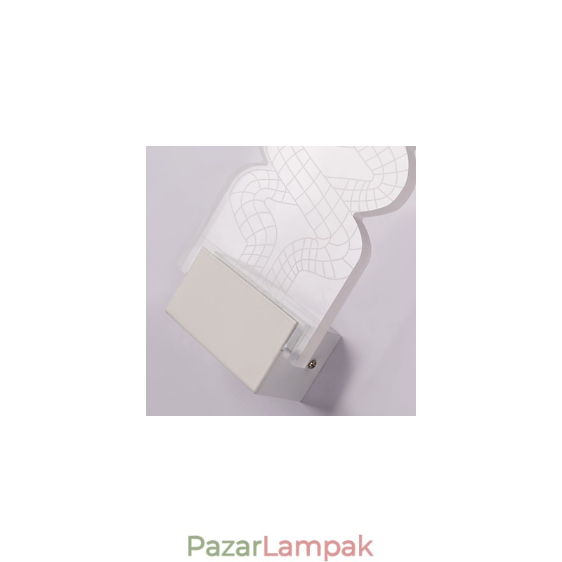 Akril fali lámpa PVC lámpa fényforgács modern kortárs fém