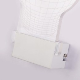 Akril fali lámpa PVC lámpa fényforgács modern kortárs fém