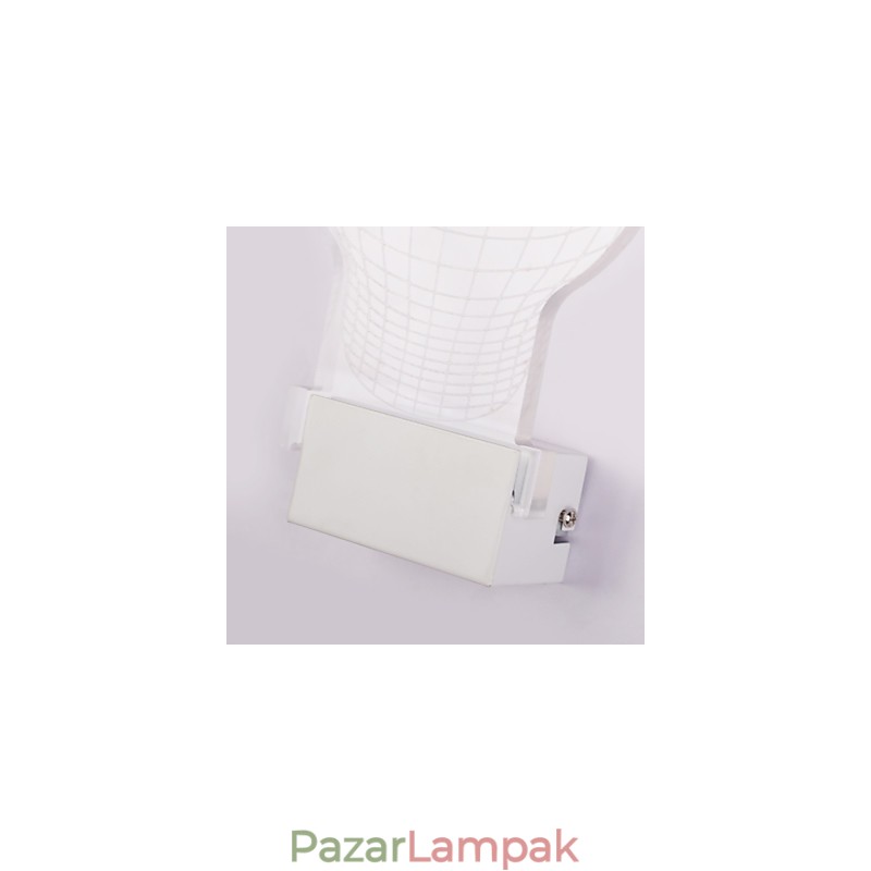 Akril fali lámpa PVC lámpa fényforgács modern kortárs fém
