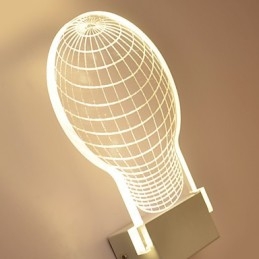 Akril fali lámpa PVC lámpa fényforgács modern kortárs fém