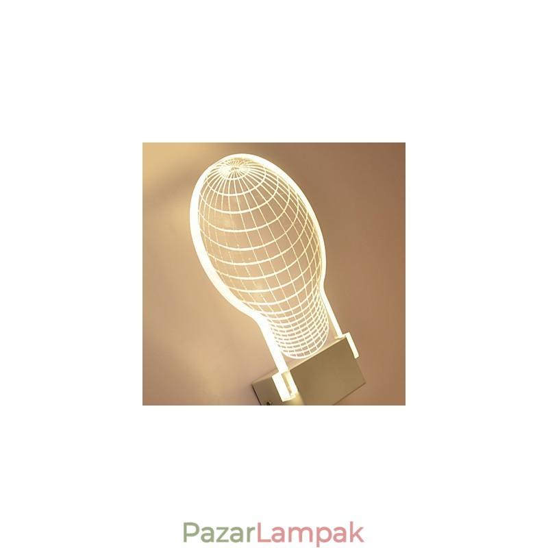 Akril fali lámpa PVC lámpa fényforgács modern kortárs fém