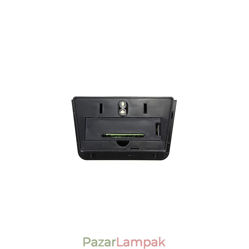 Meleg sárga napenergiával működő falra szerelhető 2 lámpás fedélzeti lámpa