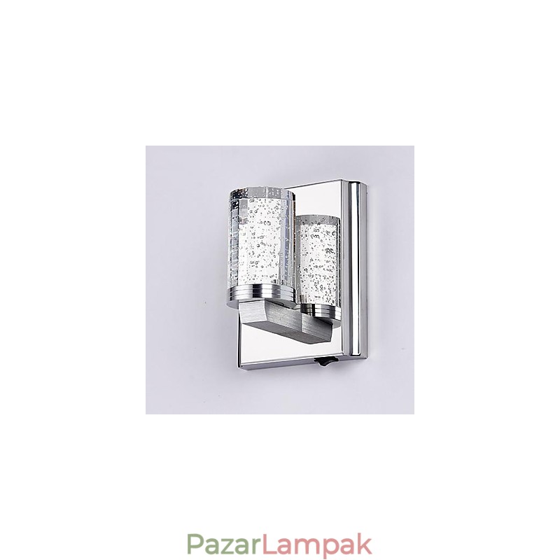 Mini fali lámpa 1Light Artistic rozsdamentes acél bevonat