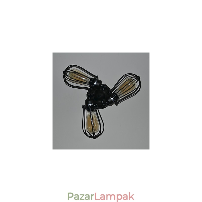 Mini stílusú fali lámpák Rusztikus Lodge fém