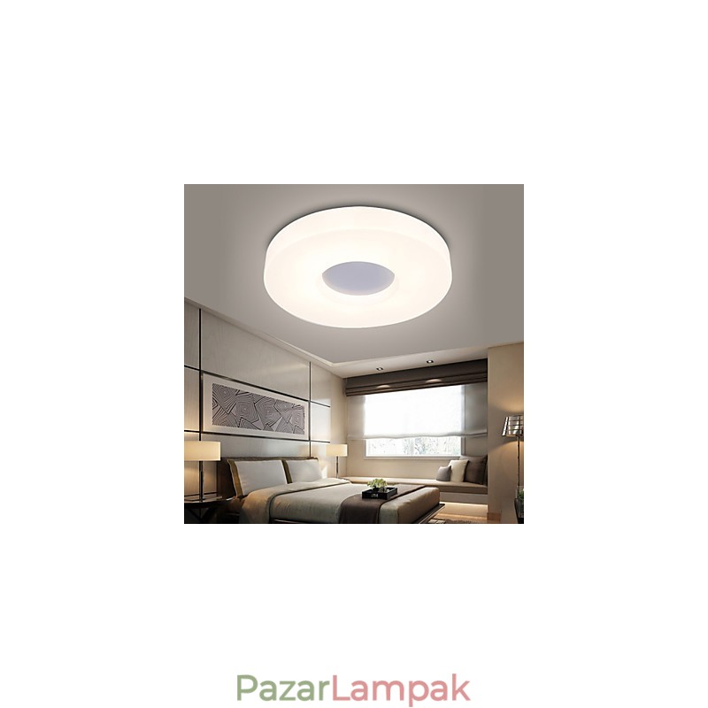 Kerek mennyezeti lámpák süllyesztve, modern kortárs fémből
