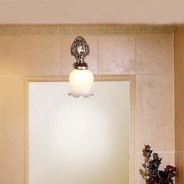 Fürdőszoba fali lámpa 1 Light Klasszikus fémüveg festés