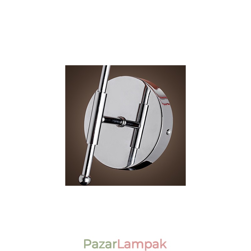 Egyszerű tervezésű fali lámpa meleg fényben
