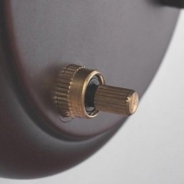 Vas fali lámpa szövet ernyővel 1 fényben