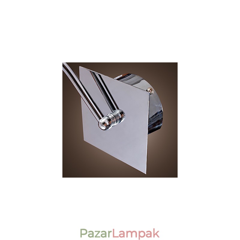 Fali lámpa elegáns kristálycseppel