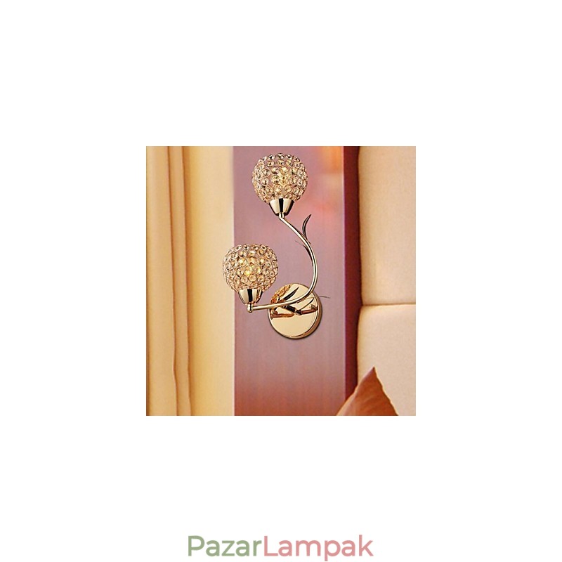 Kristály falilámpák Olvasófali lámpák Modern kortárs fém