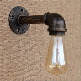 Nosztalgia Simple Water Pipe dekoratív kis fali lámpa fali lámpa