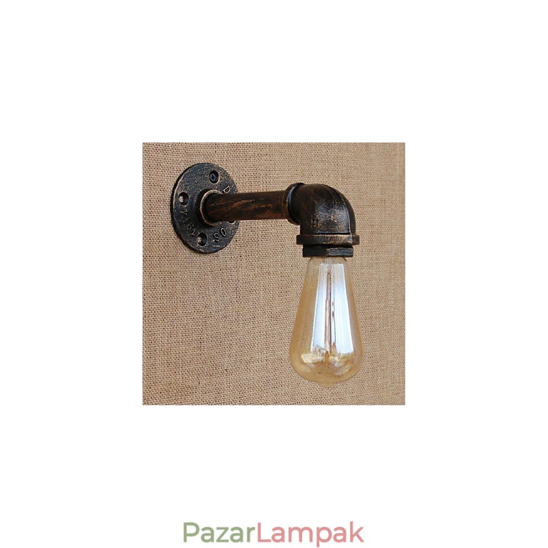 Nosztalgia Simple Water Pipe dekoratív kis fali lámpa fali lámpa