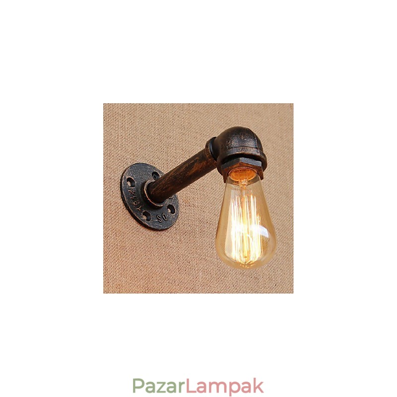 Nosztalgia Simple Water Pipe dekoratív kis fali lámpa fali lámpa