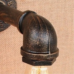 Nosztalgia Simple Water Pipe dekoratív kis fali lámpa fali lámpa