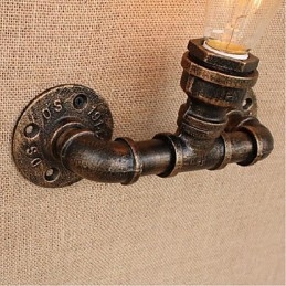 Nosztalgia Simple Water Pipe dekoratív kis fali lámpa fali lámpa