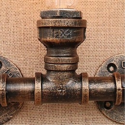 Nosztalgia Simple Water Pipe dekoratív kis fali lámpa fali lámpa