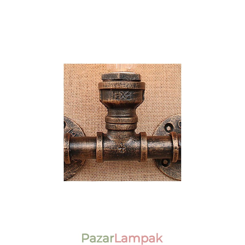 Nosztalgia Simple Water Pipe dekoratív kis fali lámpa fali lámpa