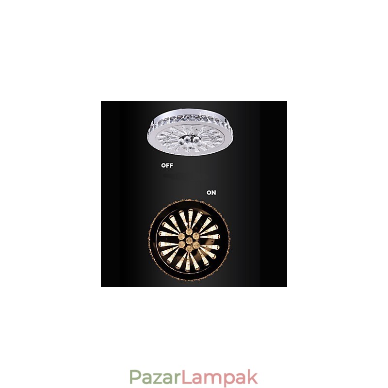 Crystal süllyesztett szerelésű modern, kortárs nappali ágy étkező gyerekeknek fém
