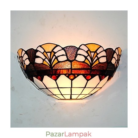 Retro Country Fali lámpák Üvegárnyékoló Nappali Hálószoba Étterem Kávézó Bár Falikar Retro Country Fali lámpák Üvegárnyékoló Nappali Hálószoba Étterem Kávézó Bár Falikar