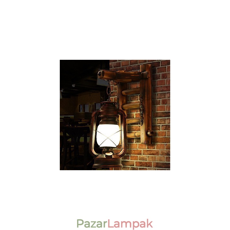 Kínai retro nosztalgia kreatív világítás petróleumlámpa lámpák Falikarok Falilámpa