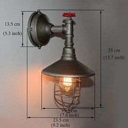 Új Retro Loft Vintage ipari Edison fali lámpa függő lámpatest